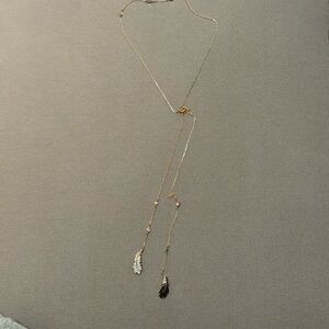 Swarovski naughty necklace feather